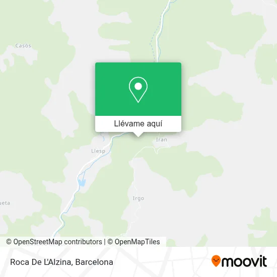 Mapa Roca De L'Alzina