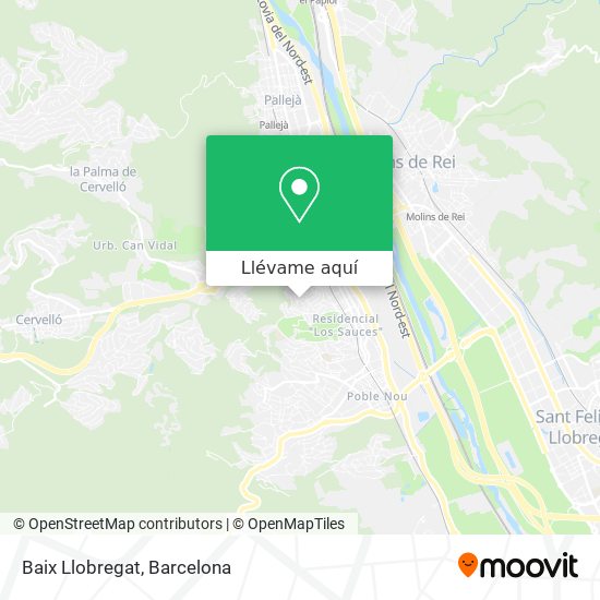 Mapa Baix Llobregat