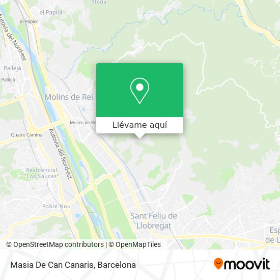 Mapa Masia De Can Canaris