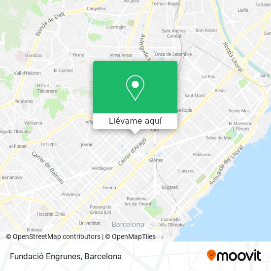 Mapa Fundació Engrunes