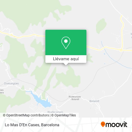 Mapa Lo Mas D'En Cases