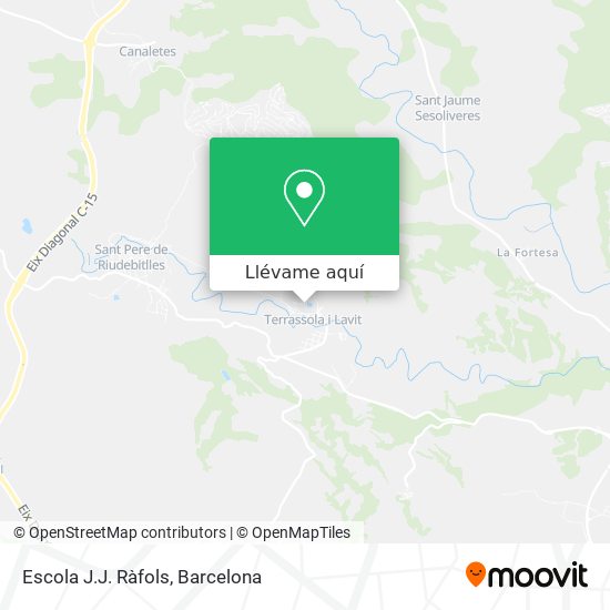 Mapa Escola J.J. Ràfols