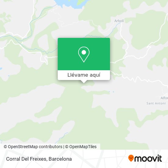 Mapa Corral Del Freixes