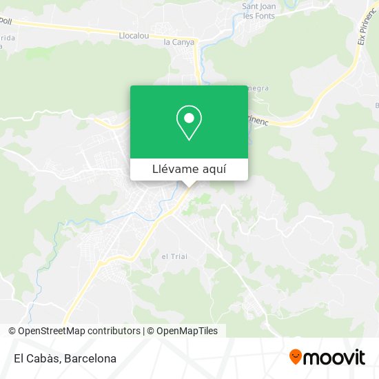 Mapa El Cabàs