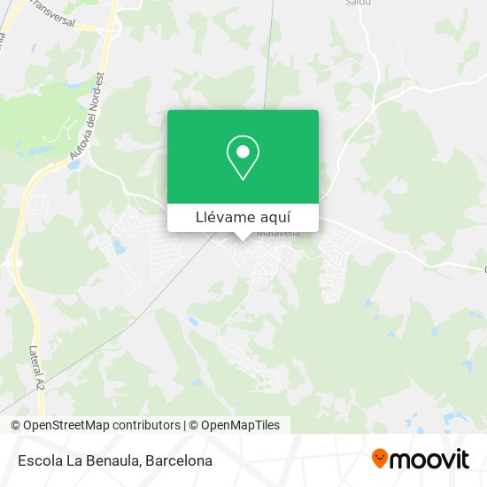 Mapa Escola La Benaula