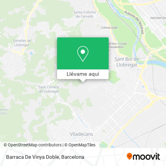 Mapa Barraca De Vinya Doble