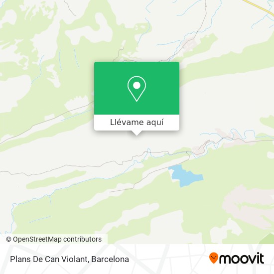 Mapa Plans De Can Violant