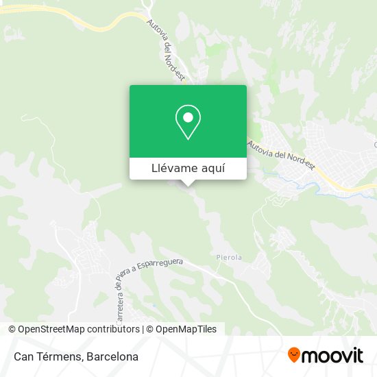 Mapa Can Térmens