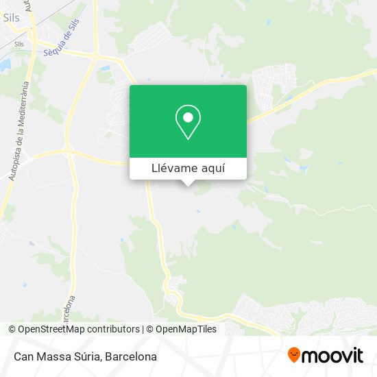 Mapa Can Massa Súria