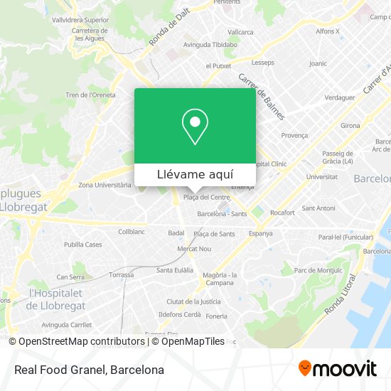 Mapa Real Food Granel