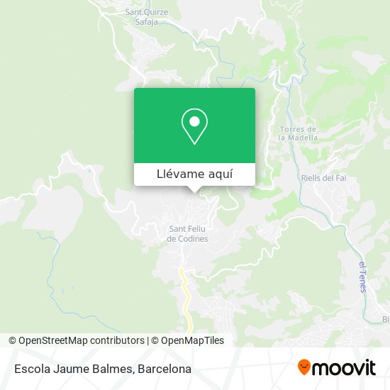 Mapa Escola Jaume Balmes