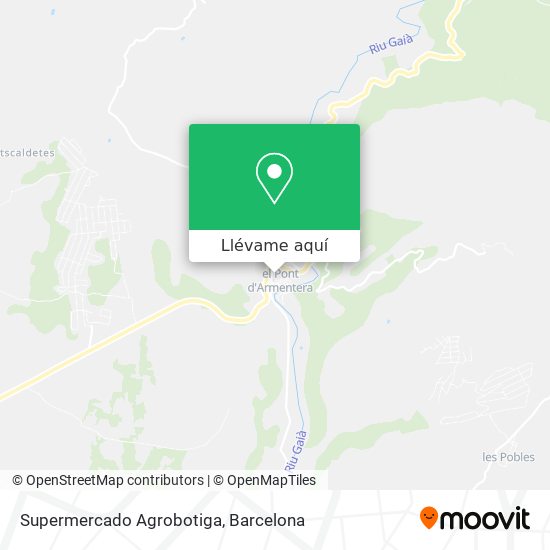 Mapa Supermercado Agrobotiga