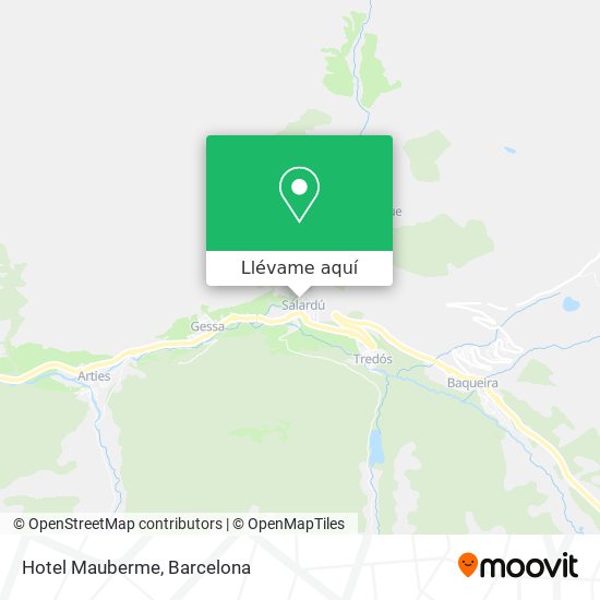 Mapa Hotel Mauberme