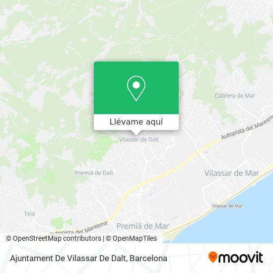 Mapa Ajuntament De Vilassar De Dalt