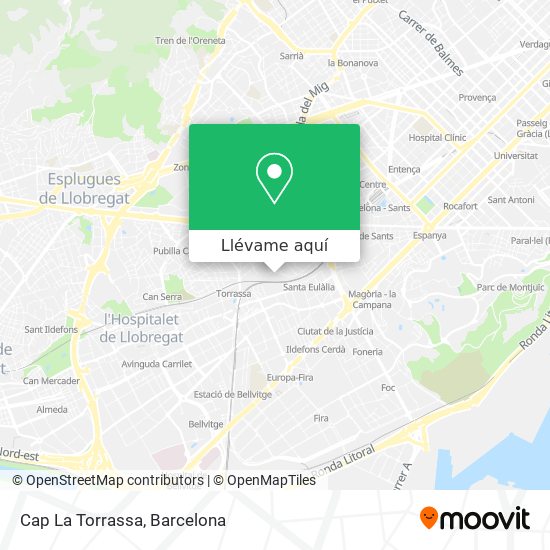 Mapa Cap La Torrassa