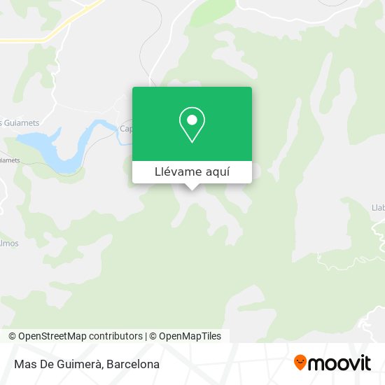 Mapa Mas De Guimerà
