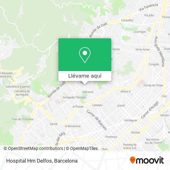 Mapa Hospital Hm Delfos
