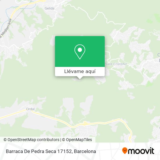 Mapa Barraca De Pedra Seca 17152