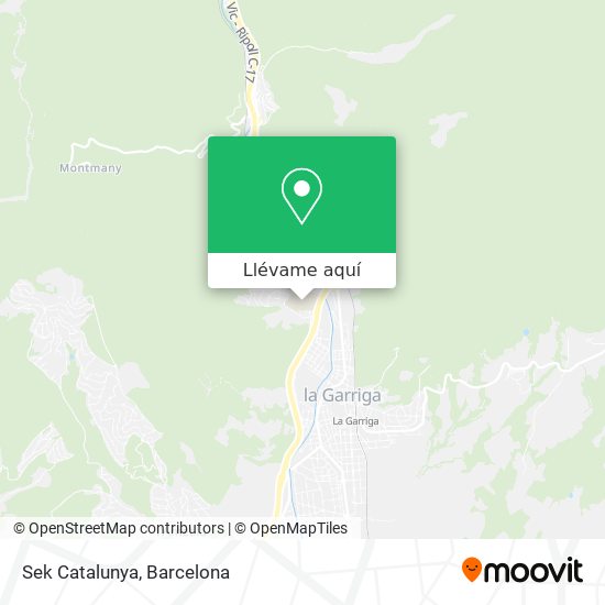 Mapa Sek Catalunya