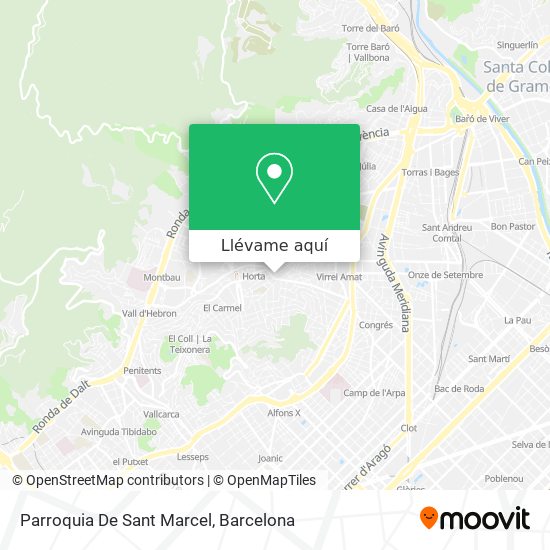 Mapa Parroquia De Sant Marcel