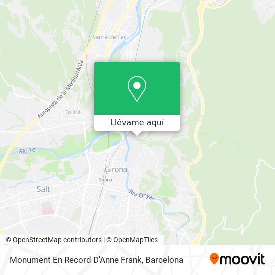 Mapa Monument En Record D'Anne Frank