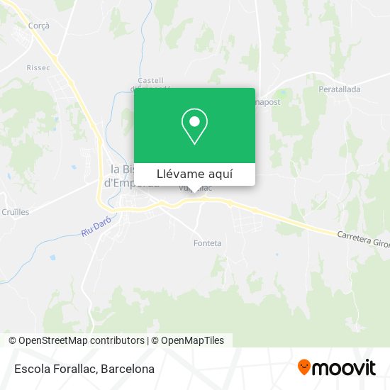Mapa Escola Forallac