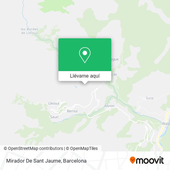 Mapa Mirador De Sant Jaume