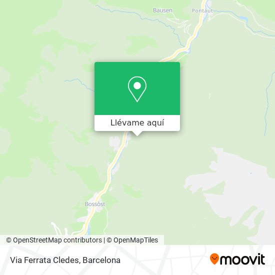 Mapa Via Ferrata Cledes