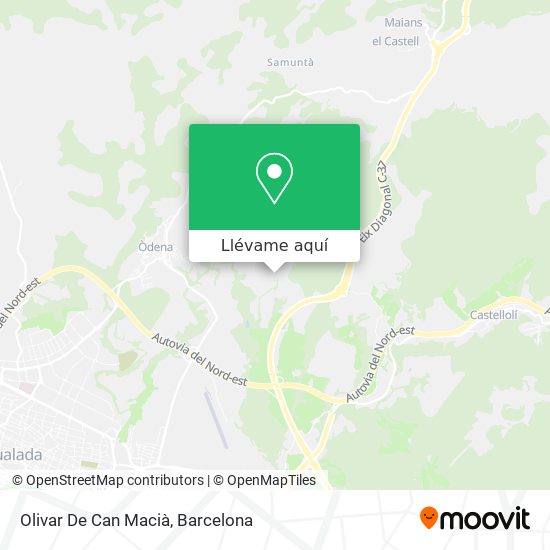 Mapa Olivar De Can Macià