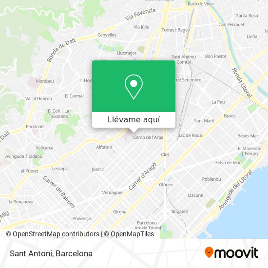 Mapa Sant Antoni