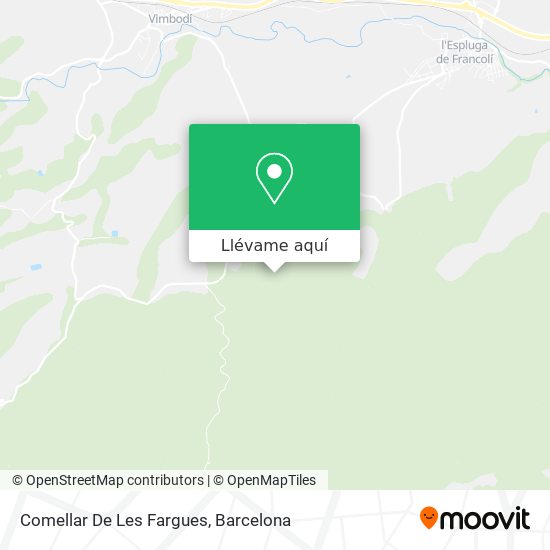 Mapa Comellar De Les Fargues