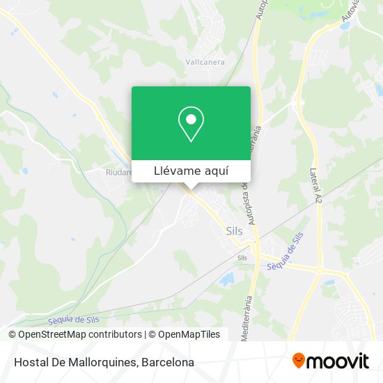 Mapa Hostal De Mallorquines
