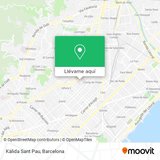 Mapa Kàlida Sant Pau