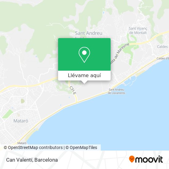 Mapa Can Valentí