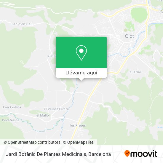 Mapa Jardi Botànic De Plantes Medicinals