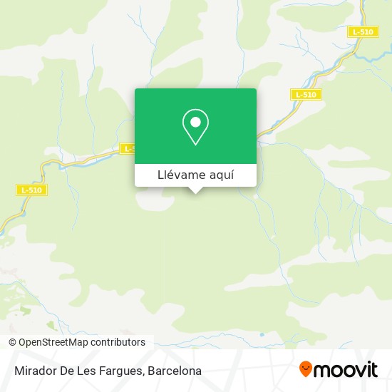 Mapa Mirador De Les Fargues