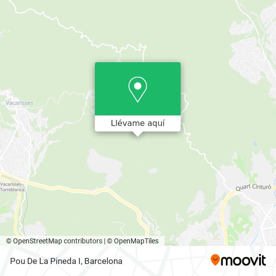 Mapa Pou De La Pineda I