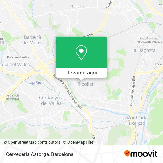 Mapa Cervecería Astorga