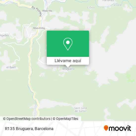 Mapa R135 Bruguera