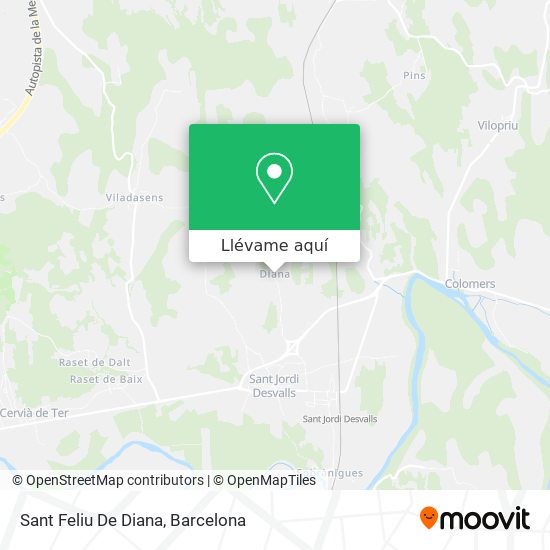 Mapa Sant Feliu De Diana