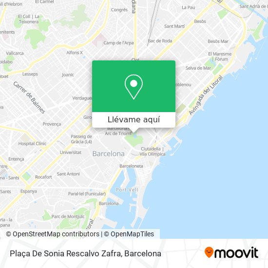 Mapa Plaça De Sonia Rescalvo Zafra