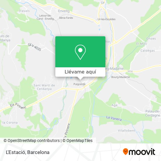 Mapa L'Estació