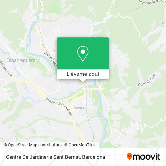 Mapa Centre De Jardineria Sant Bernat