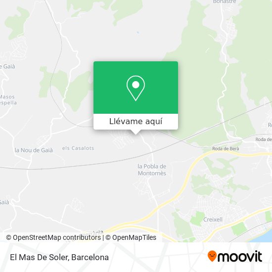 Mapa El Mas De Soler