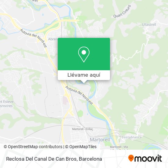 Mapa Reclosa Del Canal De Can Bros