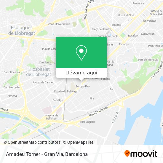 Mapa Amadeu Torner - Gran Via