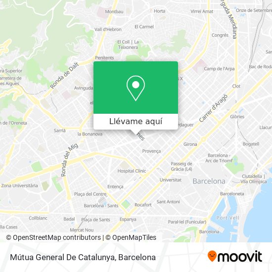 Mapa Mútua General De Catalunya