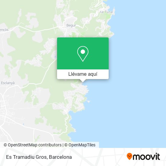 Mapa Es Tramadiu Gros