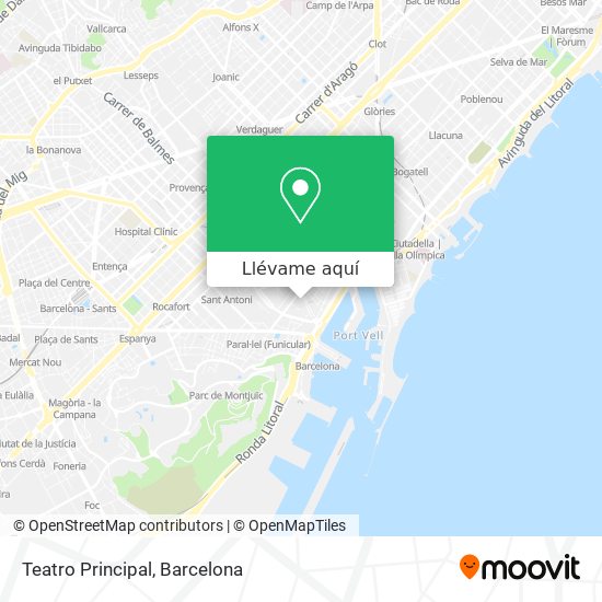 Mapa Teatro Principal