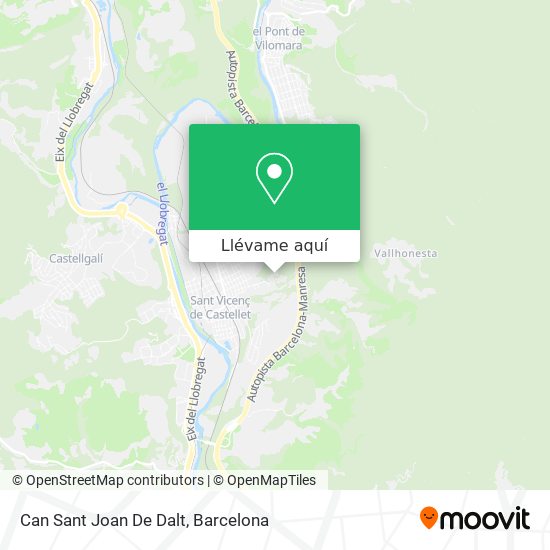 Mapa Can Sant Joan De Dalt